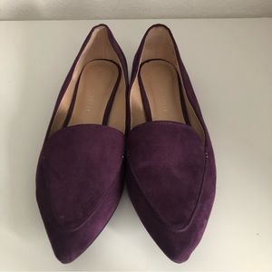 Kelly & Katie Purple Suede Flats
